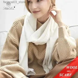 Lenços hija cachecol feminino luxo lã designer invernoscarf feminino luxo 2022 xales multifuncionais envolve marca de luxo pashmina lenços q240111