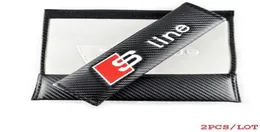 Bilklistermärken Säkerhetsbältesfodral för S Line Sline A1 A3 A4 B6 B8 B5 B7 A5 A6 C5 C6 S3 S4 S5 S6 S7 Auto Emblem Car Styling8938578