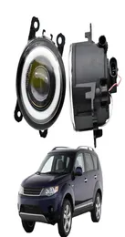 Angel Eye Nebelscheinwerfer für Mitsubishi Outlander II 2006–2012, Auto-Frontstoßstange, LED mit Halo-Ring, Tagfahrlicht, 20 W, 12 V7195434