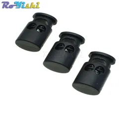 100pcslot Cord Lock Stopper Cilindro Barril Clipe de alternância de plástico para acessórios de vestuário5070748