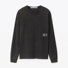 Våren och hösten New Lexandang Sweatshirt Small Letter Foam Print tvättade gamla runda nackhuvor för män och kvinnor Lossa sport Långärmade toppstängningar