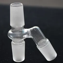 Adaptateur de récupération de tuyau en verre 14mm 18mm, accessoire de tuyau de fumée à Joint mâle pour plates-formes Dab, bong d'eau en verre