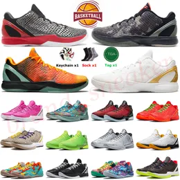 Nike Kobe 5 6 Reverse Grinch Basketball Shoes Kobes 8 Venice Beach Mamba Men Big Stage Chaos 5 Protro What If All Star I Promise Easter【code ：L】Trainers Sports Sneakers