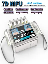 Hifu Machine 7D Anti -Yaşlanma Anti Cerrahi Vücut Zayıflama Ev Salonu Kullanım Lipo Yağ Çıkarma Cihazı Yüz Kaldırma Cilt Sıkma Güzellik E3281467