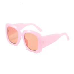Designer zonnebril Y's mode zonnebril met groot frame ins net rood dezelfde catwalk-zonnebril voor heren en dames UV-bescherming U93T