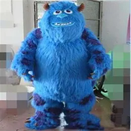 2019 Costume mascotte personaggio dei cartoni animati mostro blu di alta qualità per adulti264p