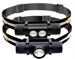XML2 MINI LEDヘッドランプUSB充電式18650バッテリーポータブル防水釣りバイクサイクリングヘッドライトトーチライトアルミニウムAL5292101