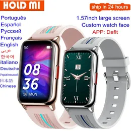 Watches 1.57inch Full Touch Screen Smart Watch Men IP67 Waterproof Smart Bracelet Women for Smart Phone Andriod IOS Watch