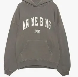 herr som säljer 24 nya kvinnors designer mode bomulls hoodie chic ny ab bing klassisk lyx monogrammad tryckt tvättfärg snöflinga tröja456