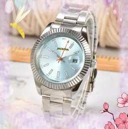 Popular Men Automatic movement Watches Full Stainless steel Luminous quartz Women Clock Bracelet Second Hand Orange Design Ceramic Bezel Wristwatch Gifts