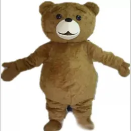 2022 Costume mascotte orsacchiotto di peluche marrone adulto di alta qualità da indossare per adulti260x