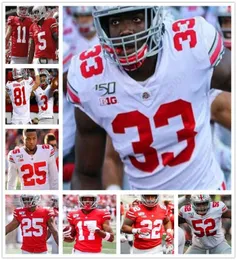 Xflsp Custom OSU Ohio State Buckeyes студенческий футбол Сшитое любое имя Номер мужские женские молодежные 7 Дуэйн Хаскинс-младший Баскетбол ki4401136