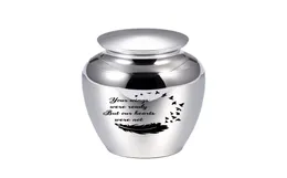 45x70mm Memorial Ashes Jewelry For PetHuman Aluminum Alloy Cremation Ashes Urn Memorial Funeral Urns With Pretty Package Bag4527671