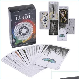 Gry karciane 220 Style Tarots Game Witch Rider Smith Waite Shadowscapes Wild Tarot Deck Card