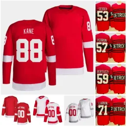 Patrick Kane 53 Moritz Seider Jersey 59 Tyler Bertuzzi 71 Dylan Larkin 23 Lucas Raymond 57 David Perron 93 Alex Debrincat 19 Steve Yzerman 13 Pavel Datsyuk