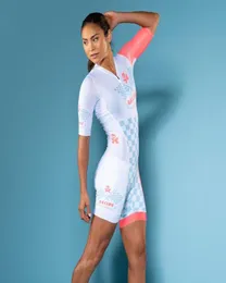 Bettydesigns donna manica corta tri tuta ciclo dermotuta 2020 bici da strada ciclismo Jersey vestiti Triathlon pro team aero dermotute2857044