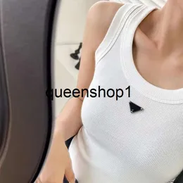 24Luxury Designer Dames T-shirts Zomer Dames Tops Tees Crop Top Borduren Sexy Off-shoulder Zwarte Tank Top Casual Mouwloos Backless Top Shirts Effen Kleur Vest