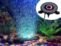 Light a LED a LED MULIIORE MULIIORE MULI COLORE 7 colori interi Lights Mini Aquarium Lights Aeration Disc Lighting 7457006