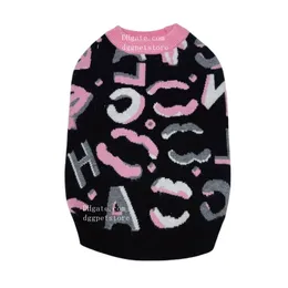 Abbigliamento per cani di marca Marche Abbigliamento per cani Stile dolce Maglione caldo per cani lavorato a maglia Freddo Animali domestici Cappotti Felpa per gatti Pullover Costume per Schnauzer Bichon Barboncino 914