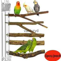 Altre forniture per uccelli 5 pezzi / set pet pappagallo forchetta in legno grezzo supporto cremagliera giocattolo ramo trespoli per accessori gabbia per criceti per uccelli Suppliesvaiduryd