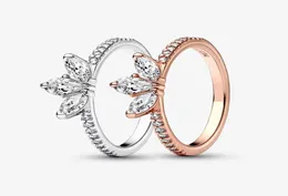 925 Sterling Silver Sparkling Herbarium Cluster Ring for Women Wedding Rings Fashion Engagement Jewelry Accessories5083004