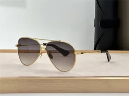 Nuovi occhiali da sole dal design alla moda MAKX forma pilota montatura in metallo lente concava occhiali di protezione UV400 per esterni di fascia alta stile semplice e generoso