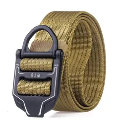 Fashion Sport New Designer Men Tactical Belts Nylon Waist belt Heavy Duty Metal Buckle Adjustable Military Army Belts for Men outd3924922