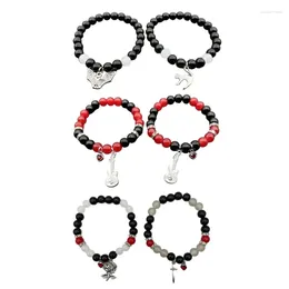 Bracciale per coppia di fili Accessori per catena Regalo di anniversario di compleanno E0BE