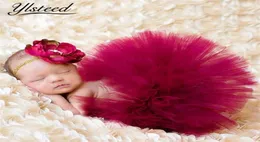 Newborn Tutu Skirt Infant Princess Costume Outfit for Po Shooting Baby Tutu Skirt Headband Newborn Pography Accessories4914733