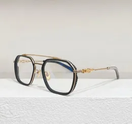 Nouveau populaire rétro lunettes montures femmes lunettes de prescription style punk design cadre en acier carré avec boîte en cuir HD lentille supérieure q4200008
