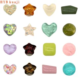 HYBkuaji pedra preciosa acrílico c roc sapato encantos decorações de sapato personalizado luxo tamancos encantos fivelas pretas atacado