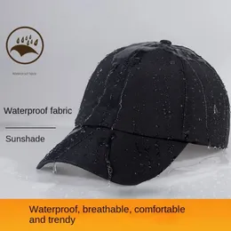 Mensvattentät golf Baseball Cap Windproof Breattable UPF50 Outdoor Caps for Women Sport Justerbar Rain Hat 240111