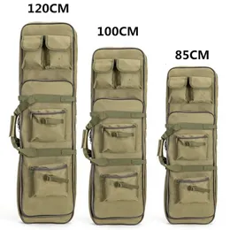 Desert 85 cm 95 cm 120 cm Taktisk jakt på ryggsäck Dual Rifle Square Carry Bag med axelbandvapenskydd 240111