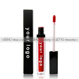 Conjuntos de impressão/marca brilho labial nude fosco batom líquido companheiro à prova dwaterproof água longa duração hidratante lipgloss maquiagem cosméticos