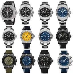 U1 Top AAA Bretiling 2023 Ny mode Super Avenger II 1884 Designer Watch Men Automatic Watches Mechanical Quartz Movement Full Working Luxury Wristwatches