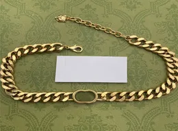 قلادة مصممة للرجال كولانا مع مربع أزياء المجوهرات للنساء السلاسل الفاخرة الحزب عن العنق قلادات الذهب سميكة G Tige4640797
