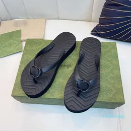 2024 Flatform Sole Slides Damesmode Platte Sandalen Injectie Plat (= 1cm)