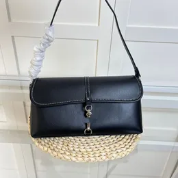 Bolsa de ombro de mão de couro simples leve vintage nas axilas designer feminino luxo bolsa nas axilas borsa sottobraccio di design cp132