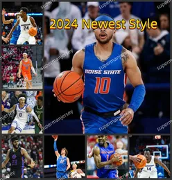 Boise State Basketball Jersey Chibuzo Agbo Max Rice 10 Marcus Shaver Jr. 13 Pavle Kuzmanovic 14 Mohamed Sylla Custom Stitched Boise State Broncos Jerseys