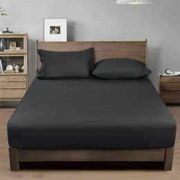 Conjunto de lençóis de cama duplos, 23 peças, cor sólida, queen, king size, capa de roupa de cama, conjunto completo de 2 pessoas, assento 240112