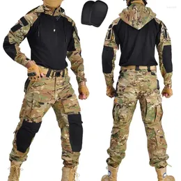 Heren trainingspakken Militair uniform Multicam Combat Shirts Katoen Tactische broek US CP Leger Camouflagepakken Jachtkleding Camping Mannen
