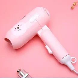 Dryer Hairdryer Mini Portable Foldable Handle Compact 1000W Hair Dryer Blow Dryer Hot Wind Low Noise Long Life for Outdoor Travel