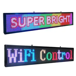 P10 Programmable LED Sign Indoor LED Display FULL Color Advertising Lights Programmable Storefront Business Programmable Message Board Digital Sign