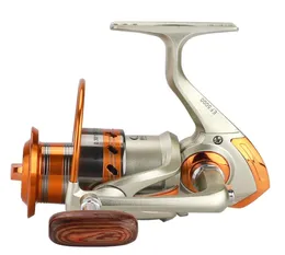 Metal Makara Fırınma Balıkçılık Makarası 10009000 Freshsalt Fishing Reels Pesca Tackle3504150 için 12bb Balıkçı Tekerlek