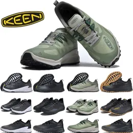 Designer Running Shoes Keen Zionic WP For Men Women Sports Trainers Personlighet Triple Black White Gold Green Size 36-45