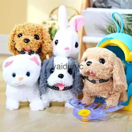 Baby Music Sound Toys Simulation Plush Play House Set Electric Cartoon Dog Cat Rabbit Pet Care Interactive Doll Educational Toy for ldrenvaiduryc