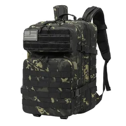 50L grande capacité hommes armée militaire tactique sac à dos Softback extérieur étanche Camouflage Bug randonnée Camping chasse sacs 240111