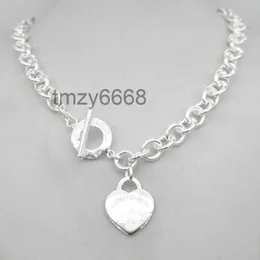 Классический дизайн, женское серебряное ожерелье в стиле Tf, кулон-цепочка S925, ключ, сердце, яйцо любви, брендовая подвеска Nec ZG80
