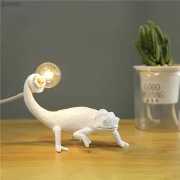 Nocne światła Lampa ścienna Jaszczurka Be Night Dorm Pokój Nocny Światło Dekor w domu Śliczne oprawy oświetleniowe Animal Animal Chameleon Lampy