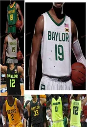 Stitched Custom 13 Jackson Moffatt 15 Obim Okeke 2 Devonte Bandoo 22 Jake Lindsey 3 King McClure Baylor Bears Men Women Youth Jers8958159